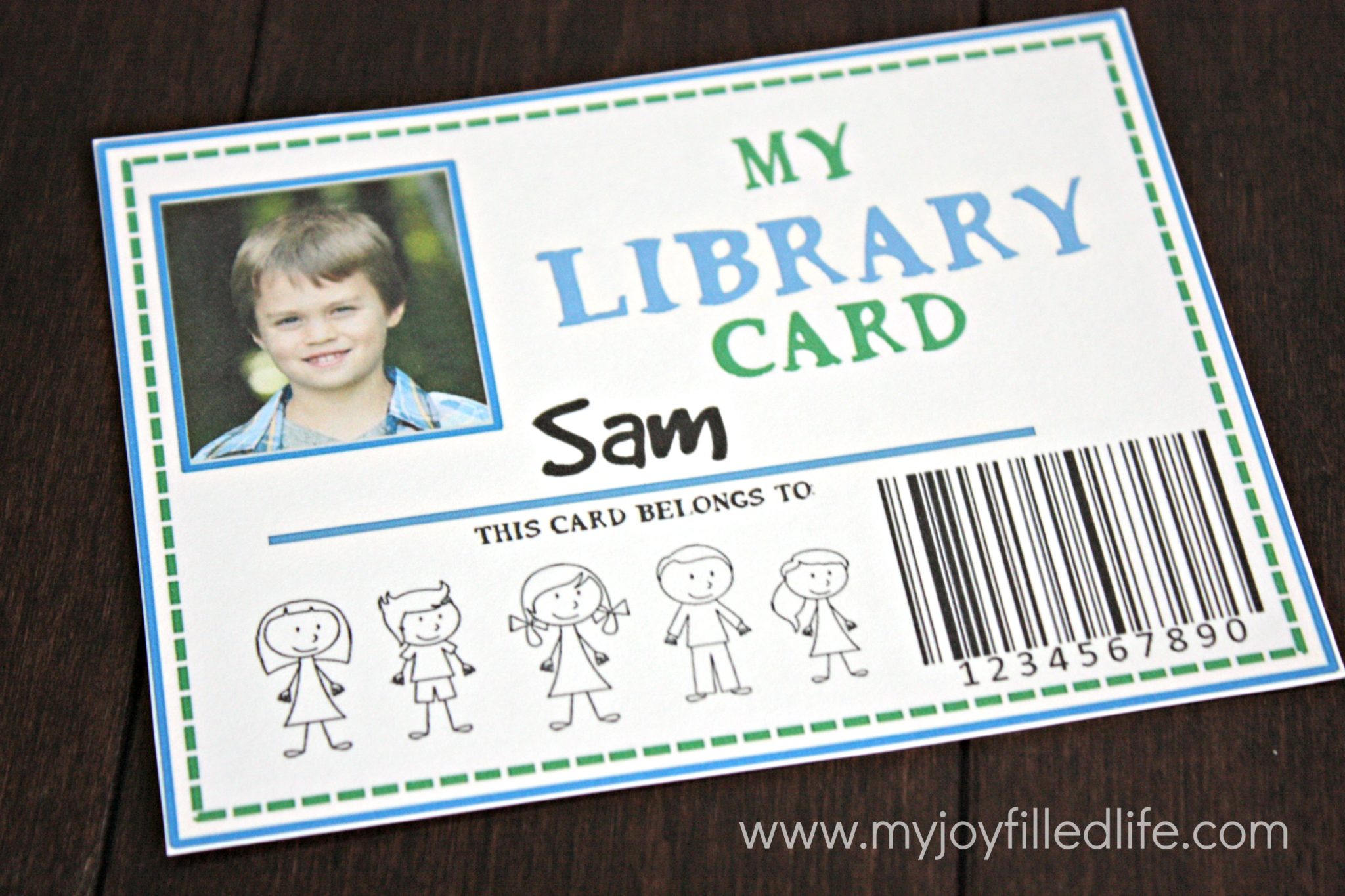 library file cards
