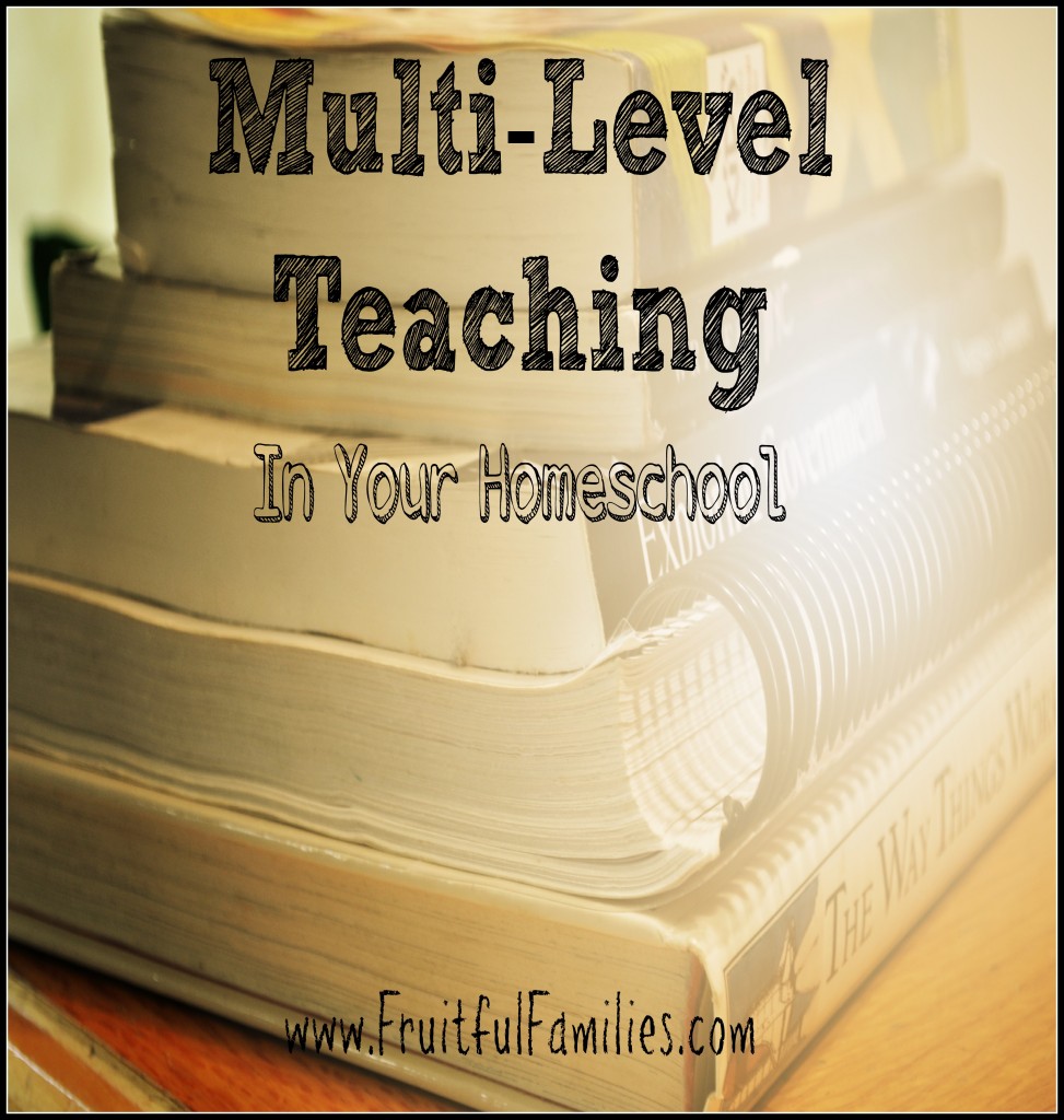 Multi-Level Teaching In Your Homeschool - My Joy-Filled Life