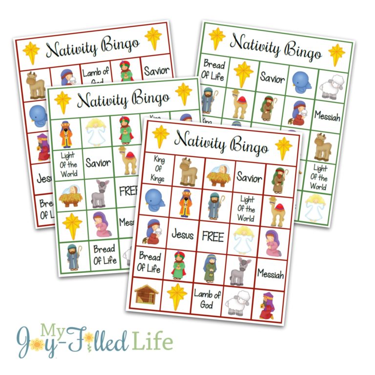 printable nativity bingo game my joy filled life