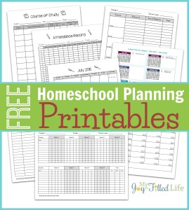 Homeschool Planning Resources & FREE Printable Planning Pages - My Joy ...