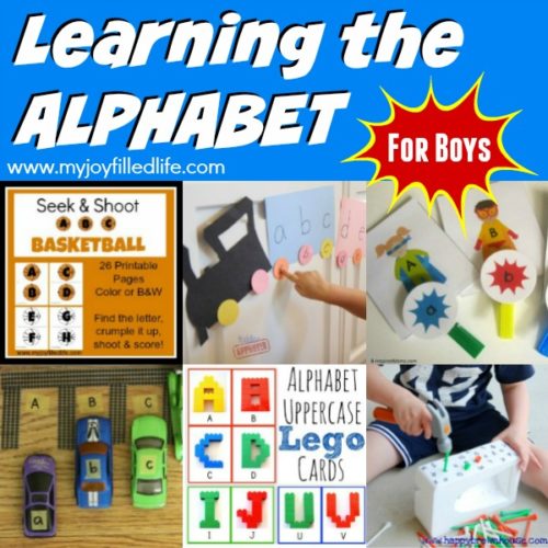 Learning the alphabet square - My Joy-Filled Life