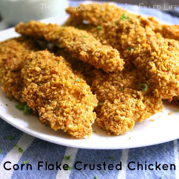Corn Flake Crusted Chicken - My Joy-Filled Life
