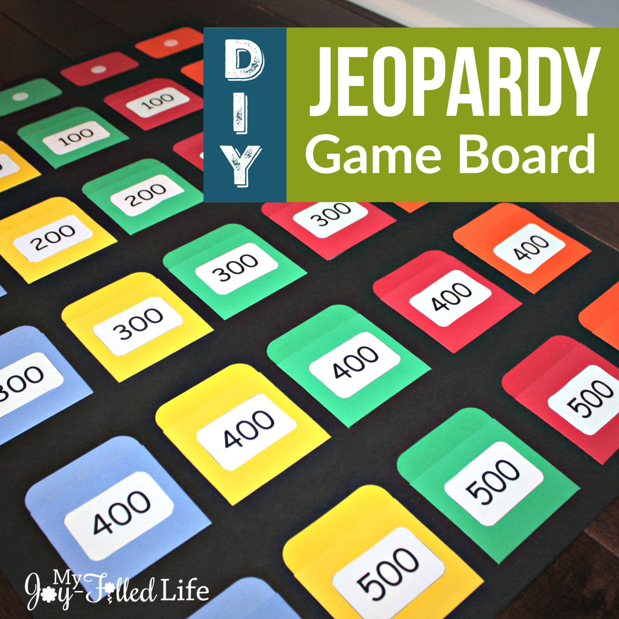 blank jeopardy board