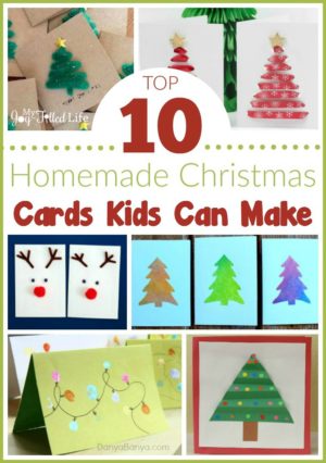 Top 10 Homemade Christmas Cards Kids Can Make - My Joy-Filled Life