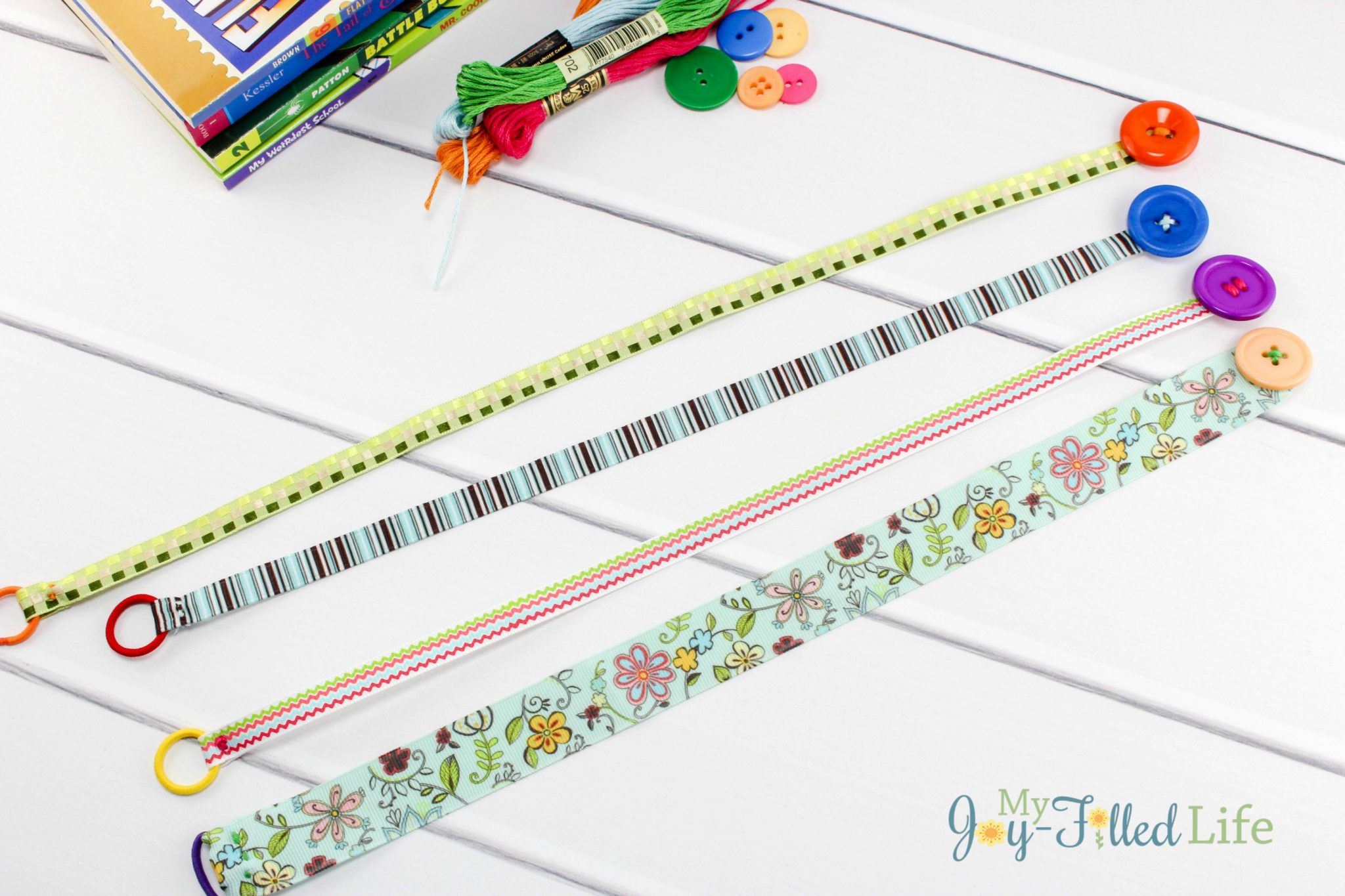 Simple Ribbon Bookmarks - My Joy-Filled Life