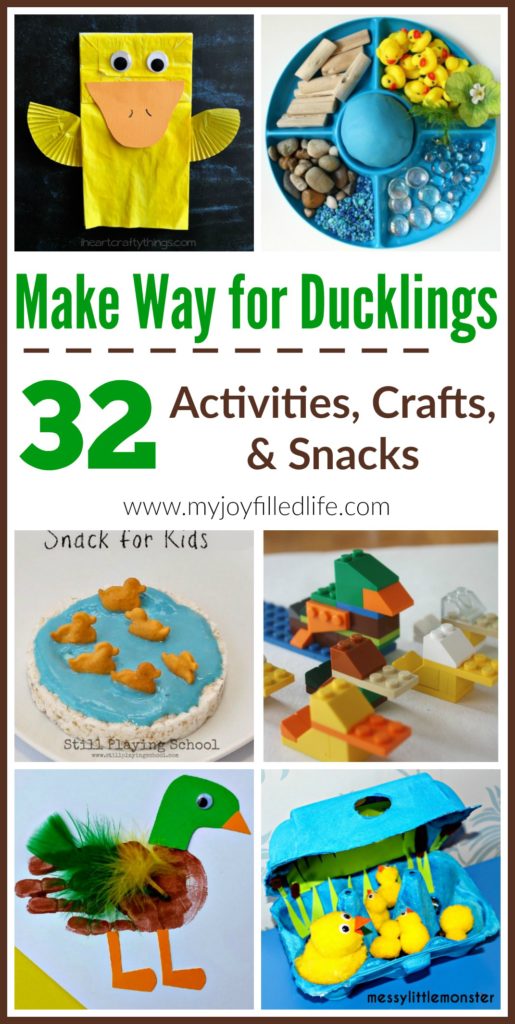 Make Way For Ducklings Story Time Activities My Joy