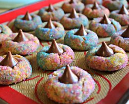 Unicorn Peanut Butter Blossom Cookies - My Joy-Filled Life