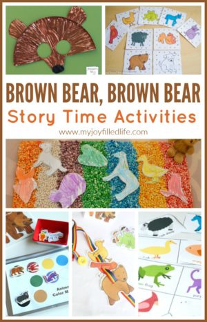 Brown Bear, Brown Bear Story Time Activities - My Joy-Filled Life