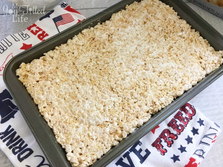 Patriotic Rice Krispie Treat Star Pops - My Joy-Filled Life