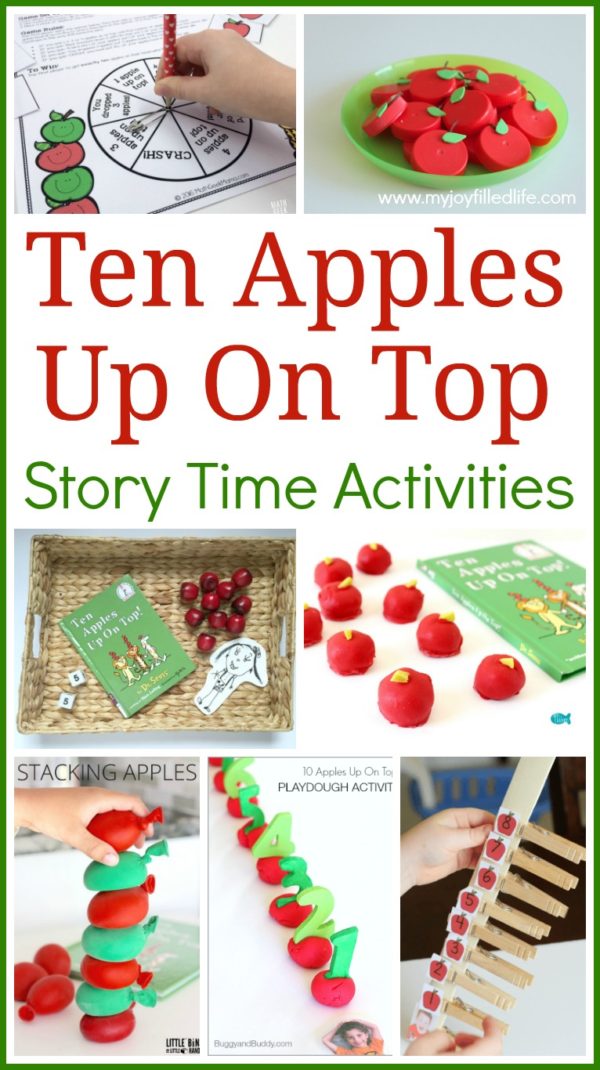 Ten Apples Up On Top Story Time Activities - My Joy-Filled Life