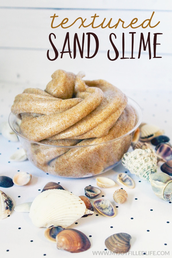 ⛱️ Super Simple Beach Sand Slime Recipe