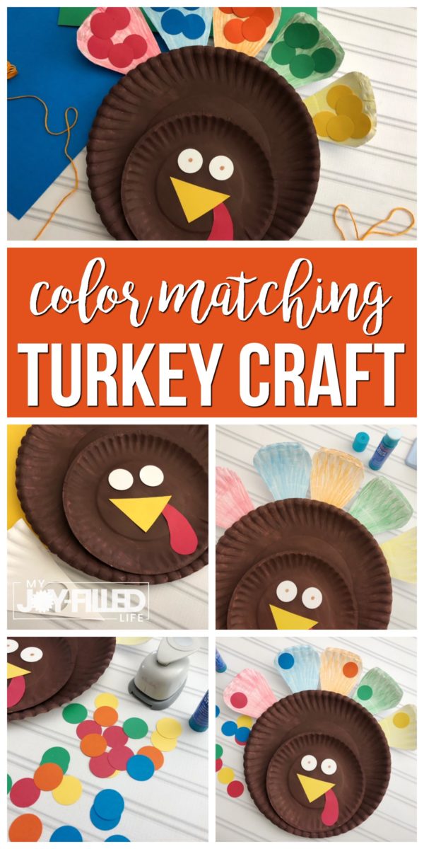 Color Matching Turkey Craft - My Joy-Filled Life