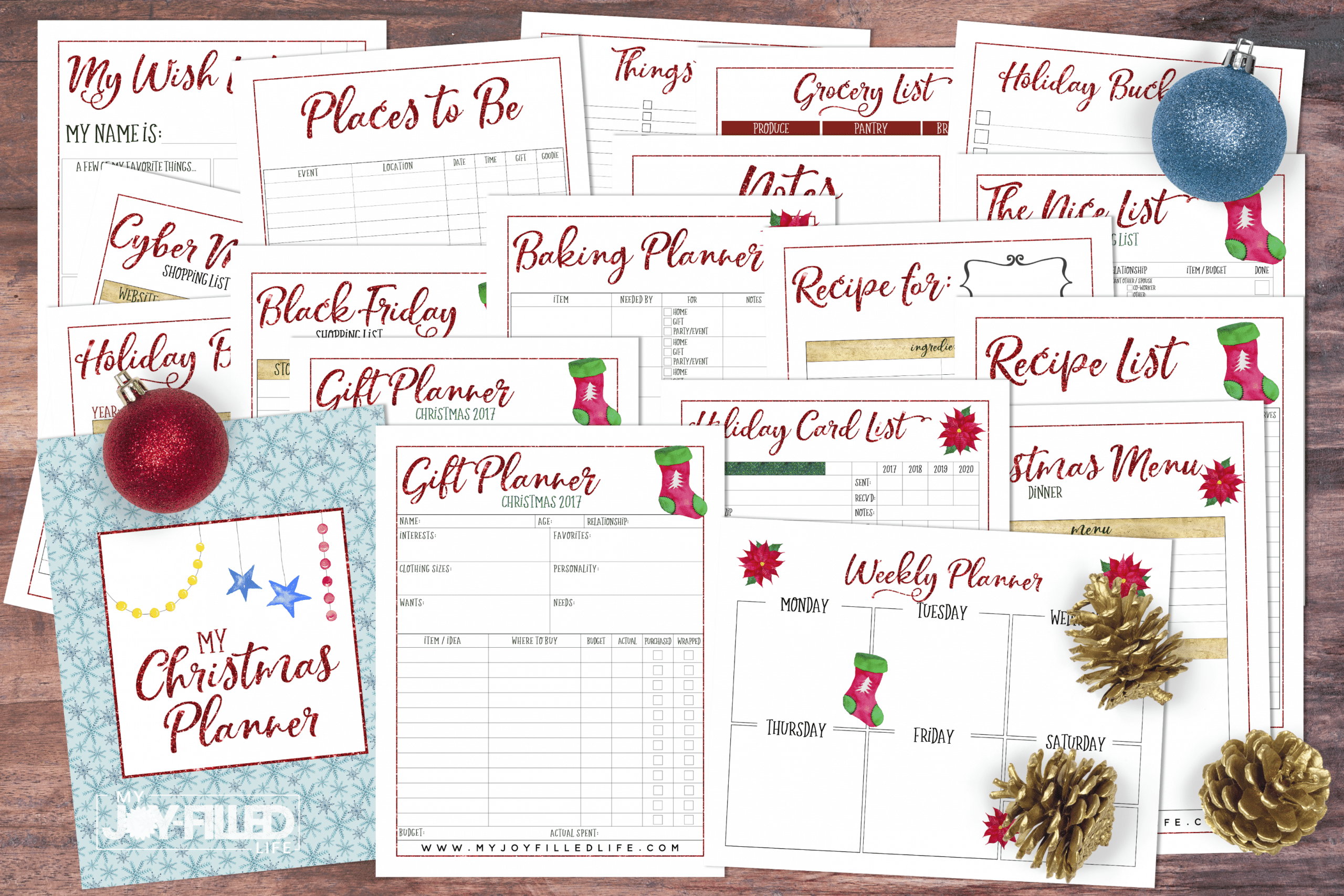 Free Printable Christmas Planner My Joy Filled Life