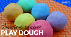 Shaving Cream Play Dough - My Joy-Filled Life