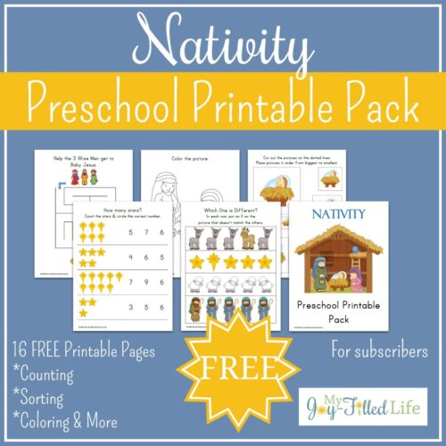 25+ FREE Nativity Printables for Kids - My Joy-Filled Life