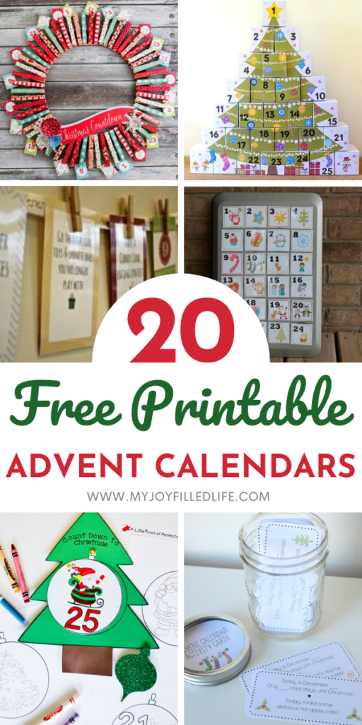 Free Printable Advent Calendars Pin 4 - My Joy-Filled Life