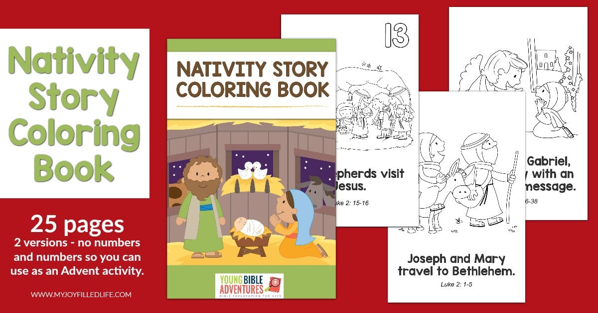 25+ FREE Nativity Printables for Kids - My Joy-Filled Life