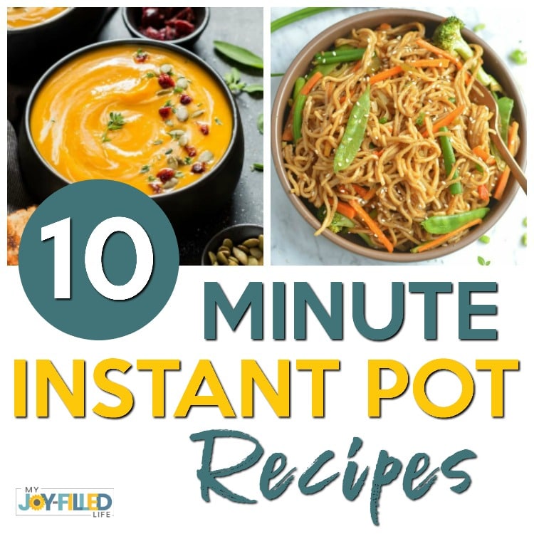 10 minute instant pot recipes sale