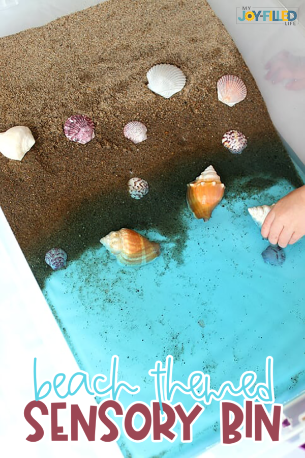 Beach Sensory Bin - My Joy-Filled Life