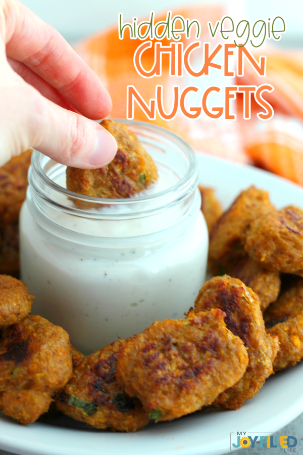 Homemade Hidden Veggie Chicken Nuggets - My Joy-Filled Life