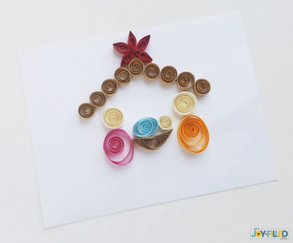 Quilled Nativity Scene Craft - My Joy-Filled Life