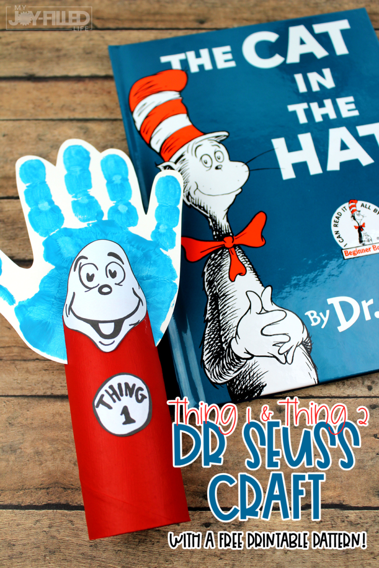 Easy-to-Make Dr. Seuss Thing 1 & Thing 2 Craft