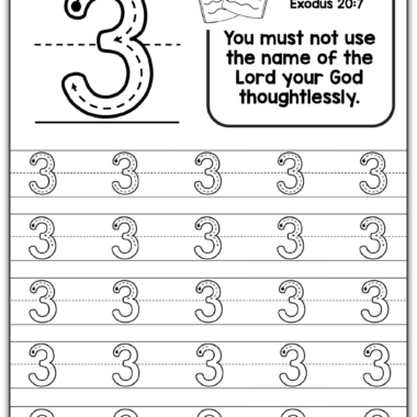 Learning Numbers with the Bible - My Joy-Filled Life