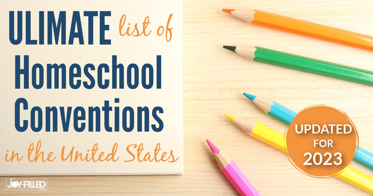 HUGE List of Homeschool Conventions & Conferences