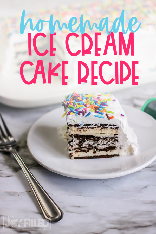 Homemade Ice Cream Cake