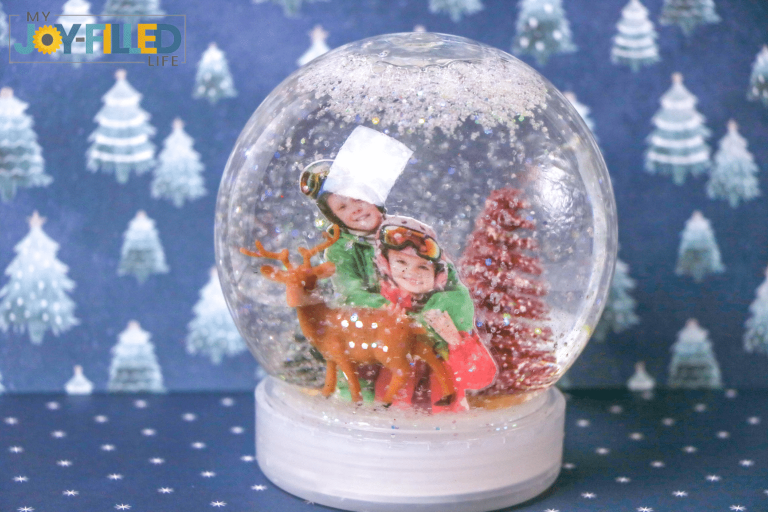 DIY Photo Snow Globe with Picture - My Joy-Filled Life