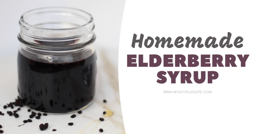 Homemade Elderberry Syrup Recipe - My Joy-Filled Life