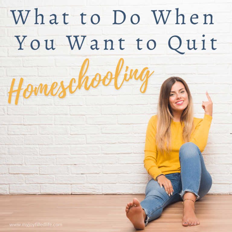 10 Habits Of A Highly Effective Homeschooling Mom - My Joy-Filled Life