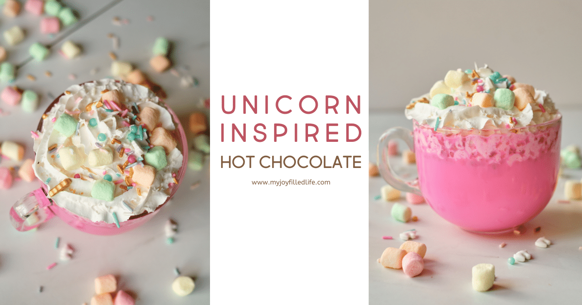 This unique, fun and easy unicorn hot chocolate will make all the