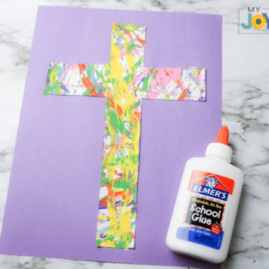 Easter Cross Marble Painting for Kids - My Joy-Filled Life