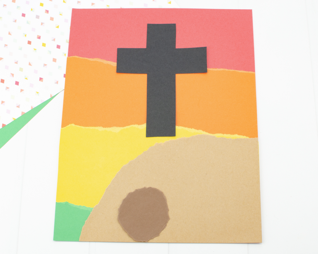 Easter Paper Craft: Sunset Cross (Faith-Based!) - My Joy-Filled Life