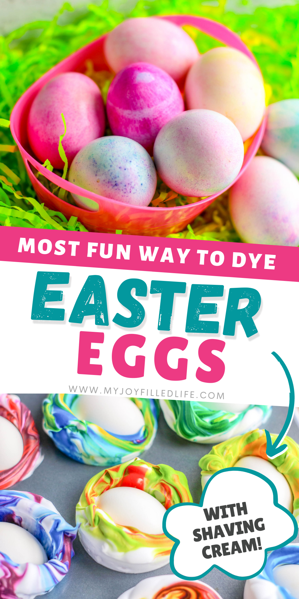 Shaving Cream Easter Eggs (unique Dye Method!) - My Joy-filled Life