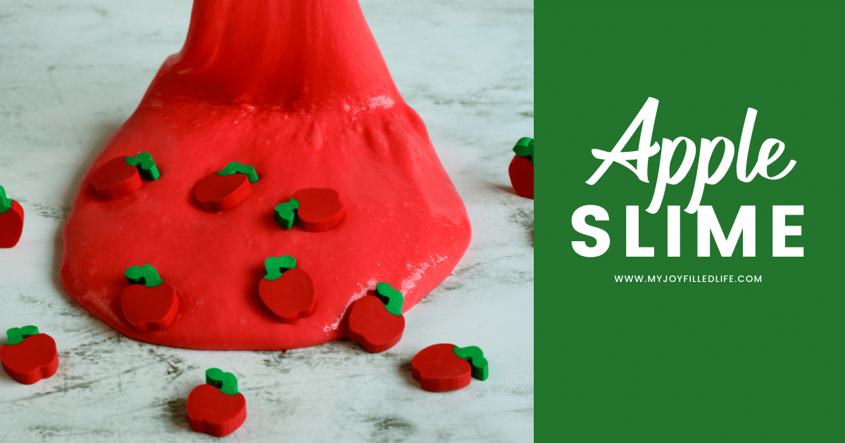 How to Make Red Apple-Scented Slime