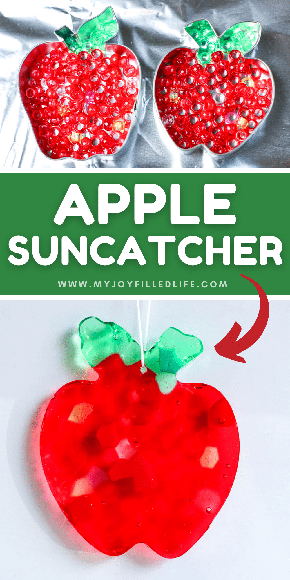 Apple Suncatcher Toddler Craft - Simple Fun for Kids