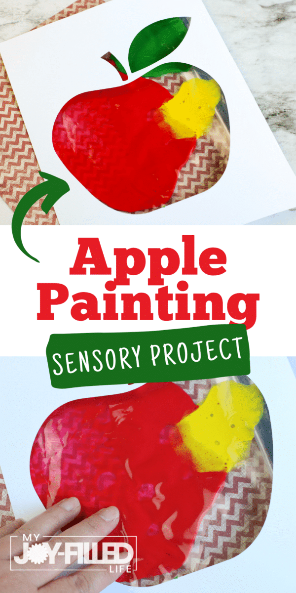 Apple Sensory Painting Activity - My Joy-Filled Life