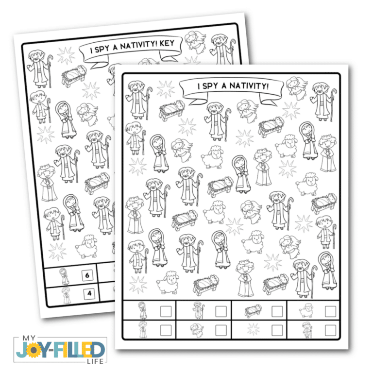 I Spy Nativity Printable - My Joy-Filled Life