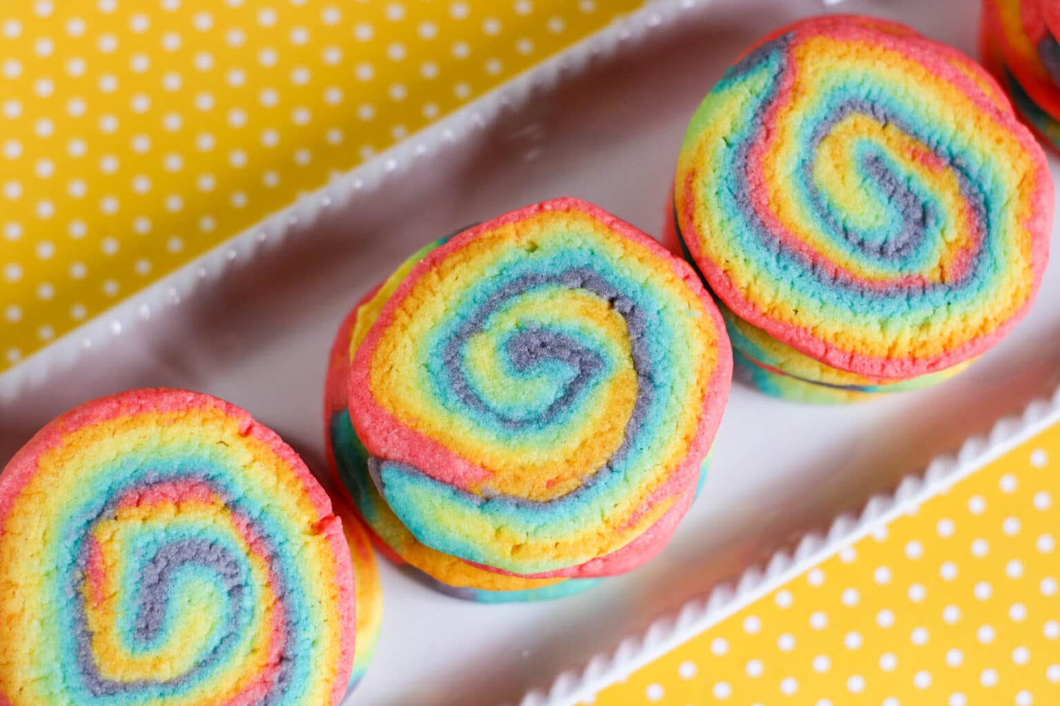 Rainbow Swirl Cookies - My Joy-Filled Life