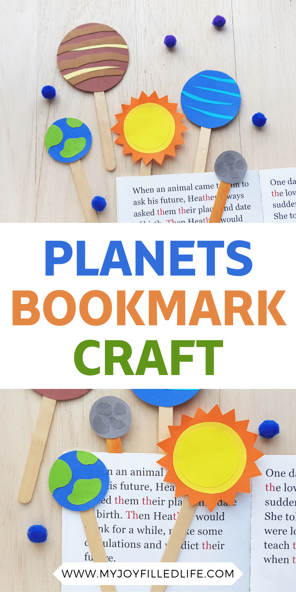 Solar System Bookmark Craft - My Joy-Filled Life