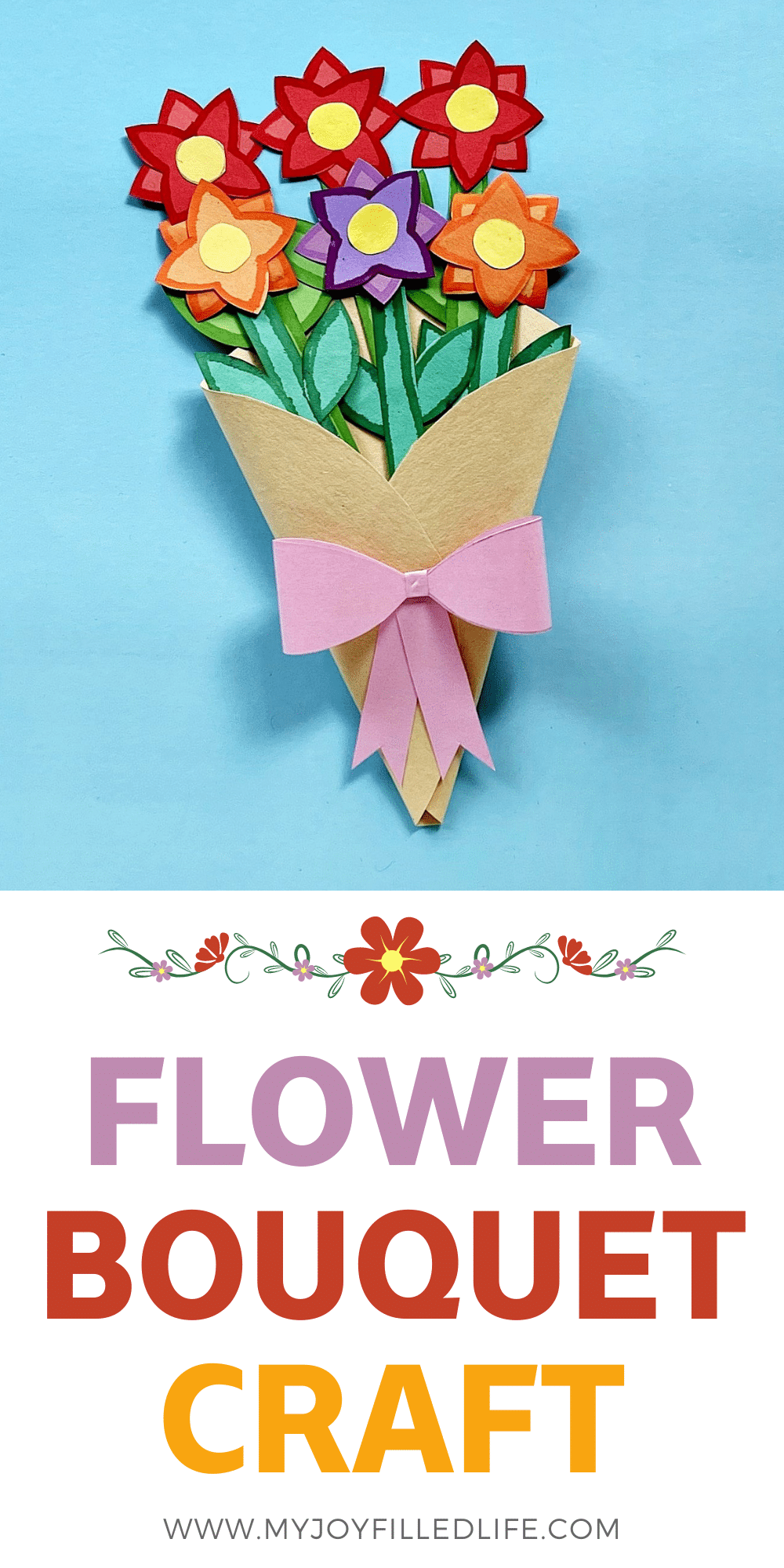 Flower Bouquet Craft - My Joy-Filled Life