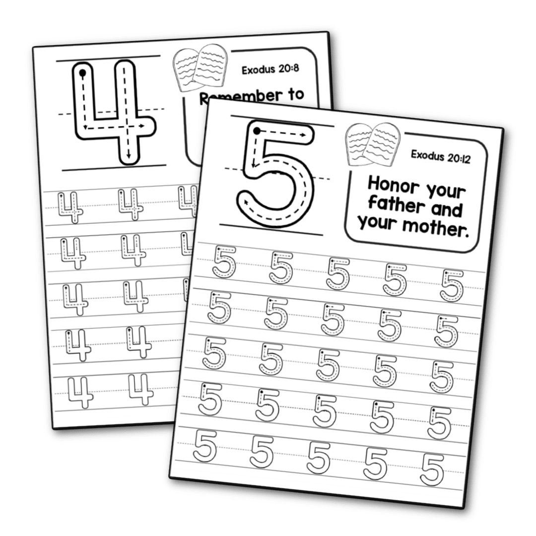 Ten Commandments 2 pages - My Joy-Filled Life