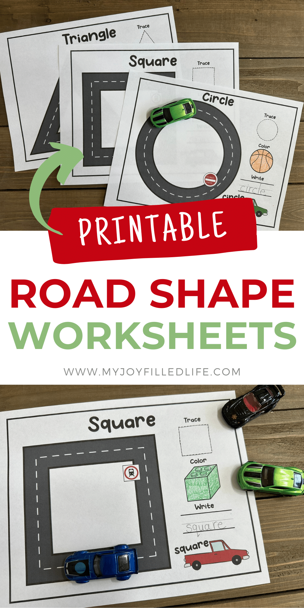 Shape learning worksheets & strategies - My Joy-Filled Life